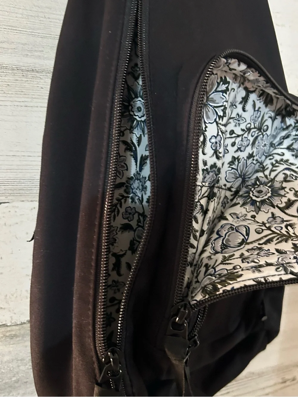Vera Bradley Black Sling Backpack
